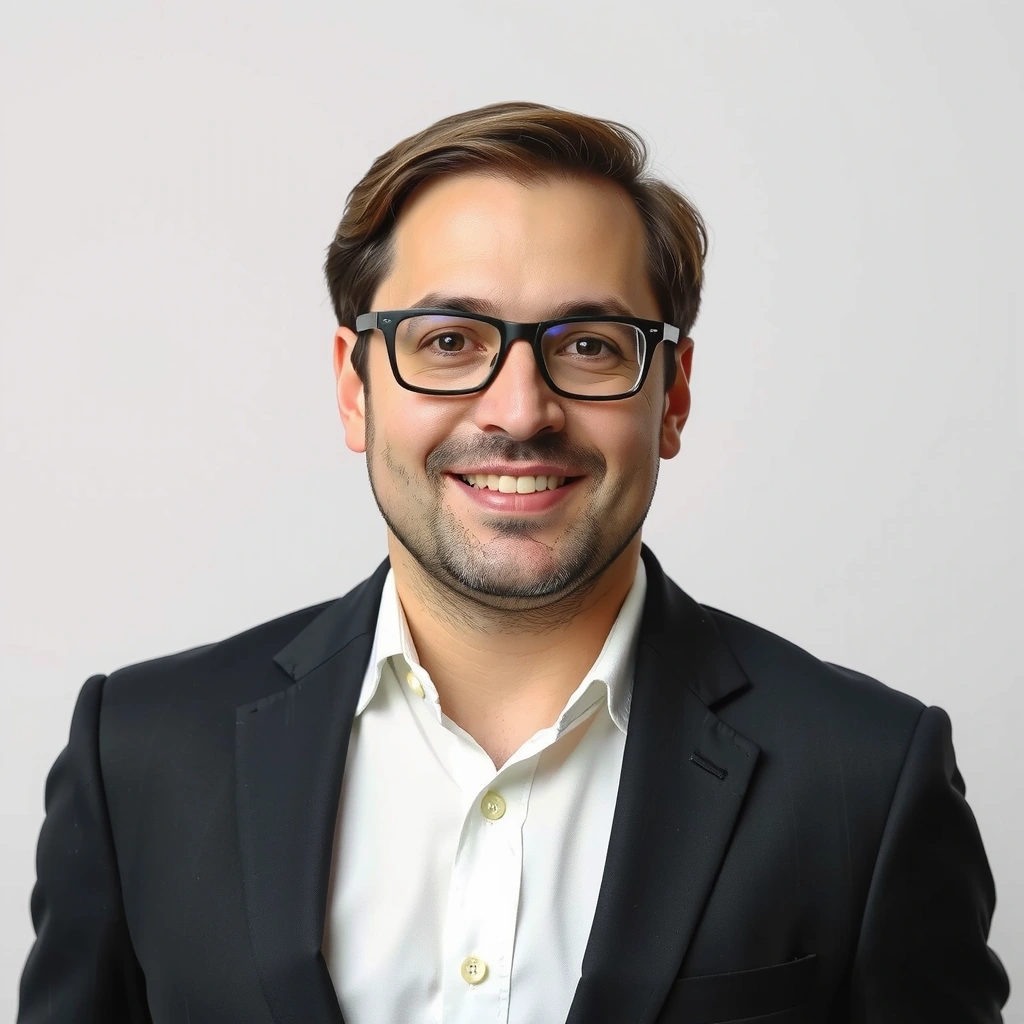 Portrait of CTO representing technical leadership at Astatecs