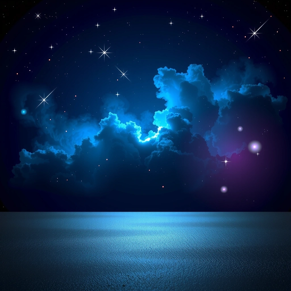 Cosmic background with stars and deep space visuals